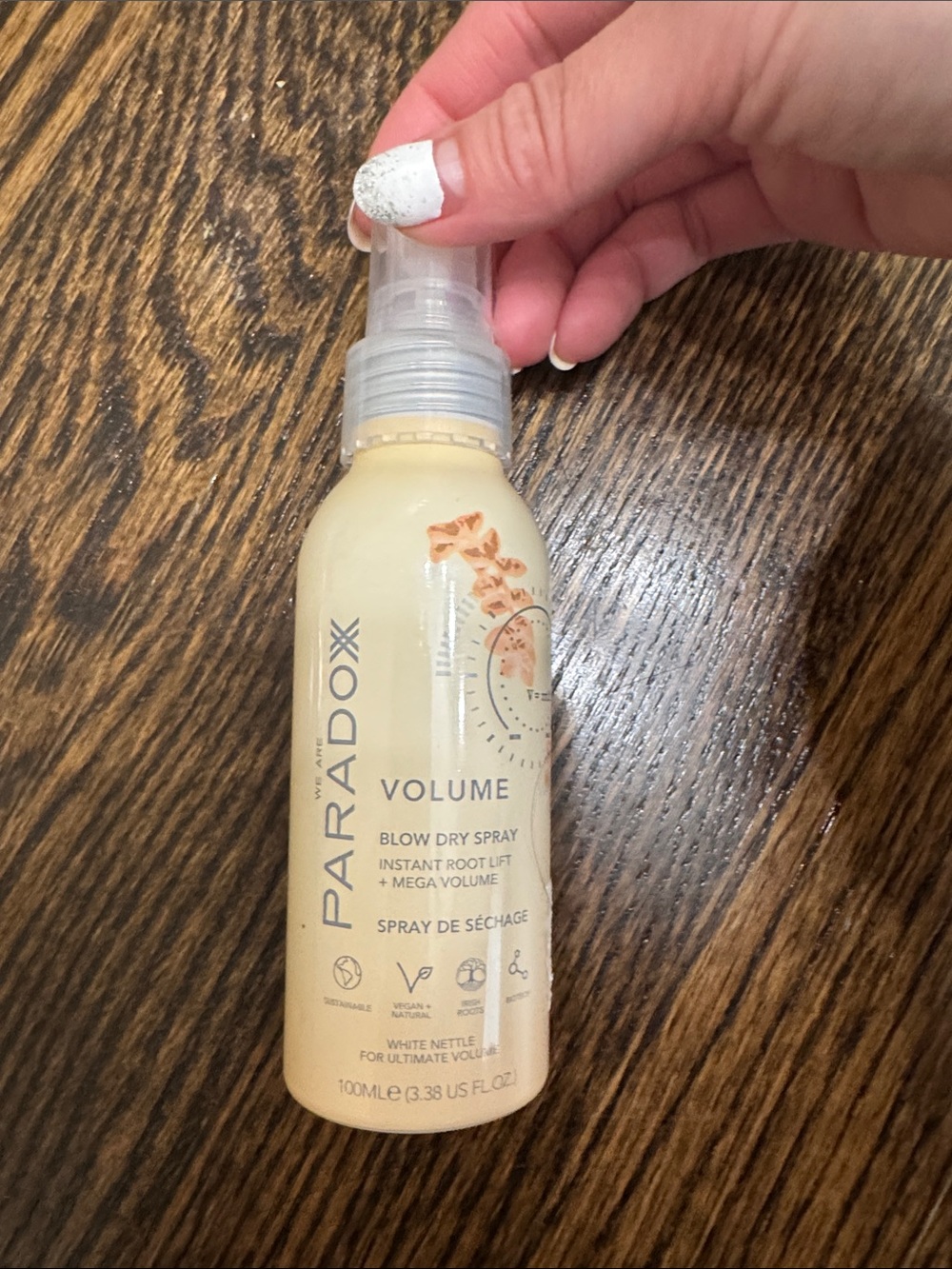 Paradox Volume Blow Dry Spray - Cream Beige
